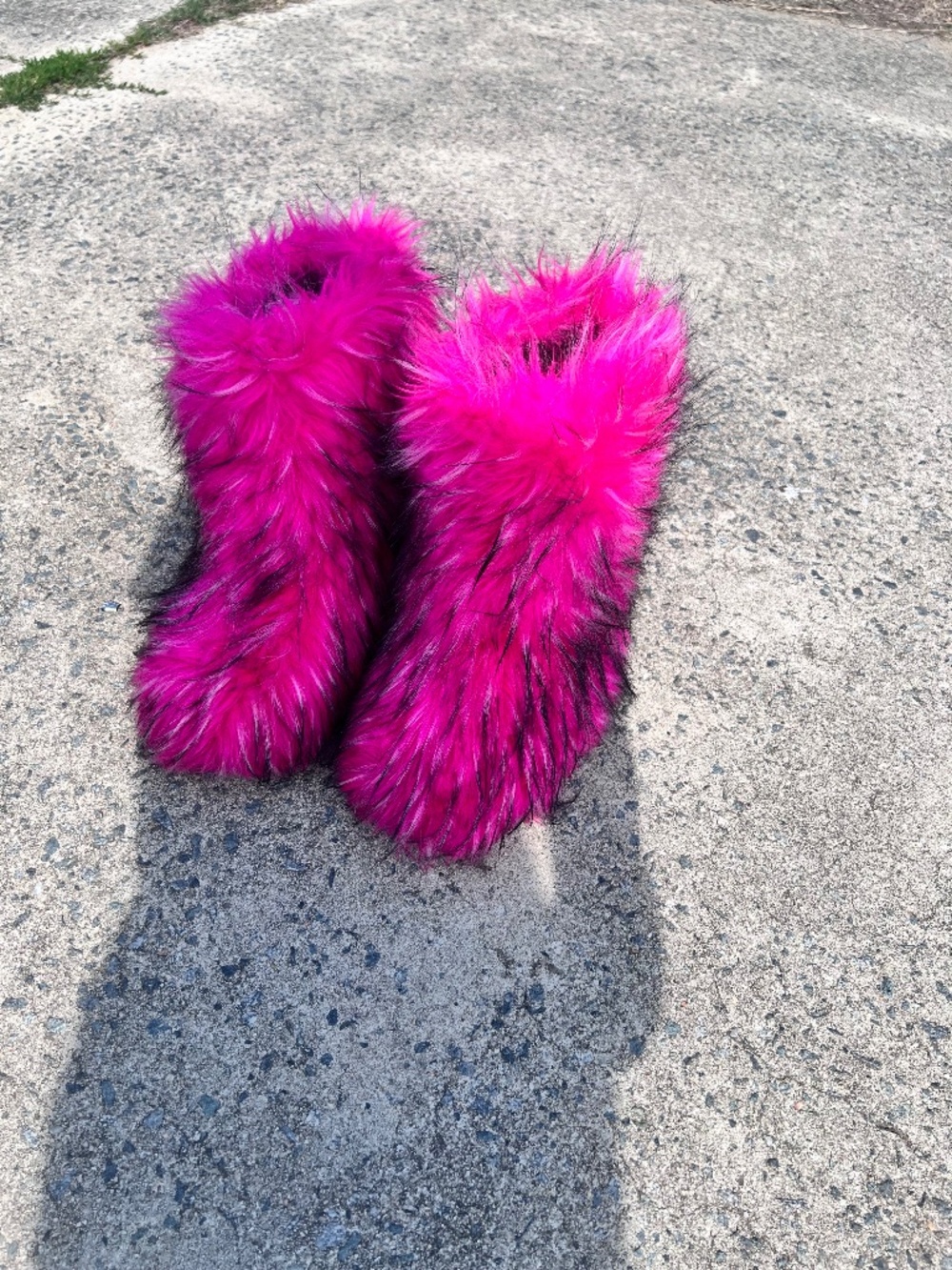 Fur boots